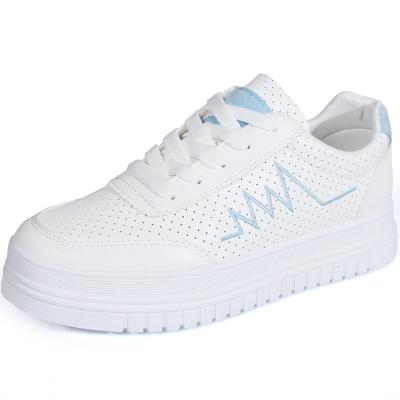 China MOQ White Anti-odor 1 Pairs School Girl Casual Shoes Woman Sneakers for sale