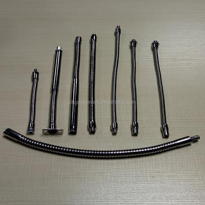 China LED Lamp Holder Customized Flexible Goose Neck High Performance Lamp Parts Gooseneck Tube for sale