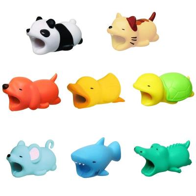 China Cable Light Bite Cute Animals Phone Cable Cord Protector for sale