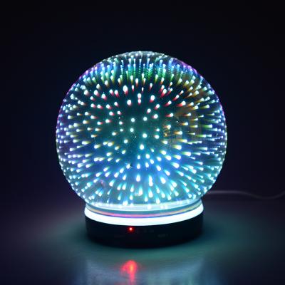 China Power-Selling Essential Oil Cool Mist Desktop Electric Waterless Diffuser Ultrasonic Diffuser With Colorful LED Light for sale