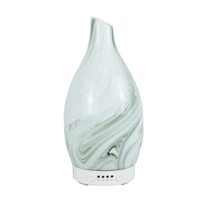 China Variable Colors LED Ceramic Light Aromatherapy Diffuser Indoor Ceramic Essential Oil Diffuser Electric Ultrasonic Air Humidifier for sale