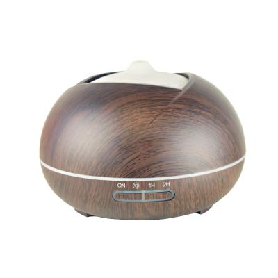 China Decorative Wood Grain Aromatherapy Perfume Oil Diffuser Household Ultrasonic Diffusers Auto-Waterless FCC and CE Approval for sale