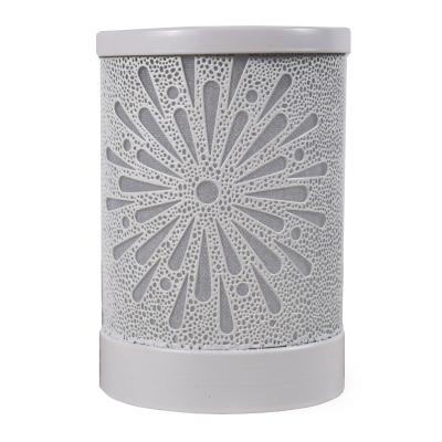 China White Metal Aroma Wax Melt Warmer Electric Lamp Indoor Decorative Wax Burner For Home Fragrance for sale