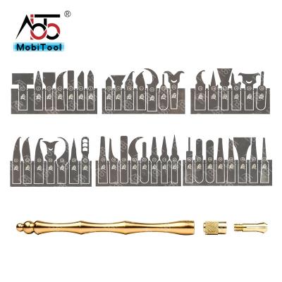 China Mobile Phones 43 in 1 Dual Reinforce PCB Tinning Soldering Tool Kit for Mobile Phone Precision Repair for sale