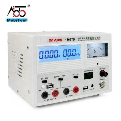 China Mobile Phone Repair Equipment MY-1505TD 2A 5A Shift One Key Rejecting Digital Display Mobile Phone Repair Equipment Adjustable AC DC Power Supply for sale