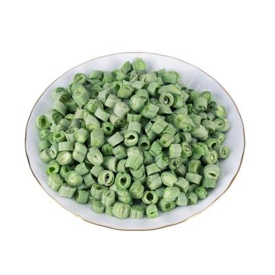 China FD 6mm Dry High Quality Natural Organic Freeze Dried Vegetable Green Bean for sale