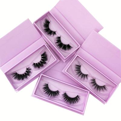 China Real 3d mink lashes 25mm strands hand made thick strip 3d mink lashes vegan lashes fluffy seller wholesale durable bulk full lashes mink lashes seller for sale