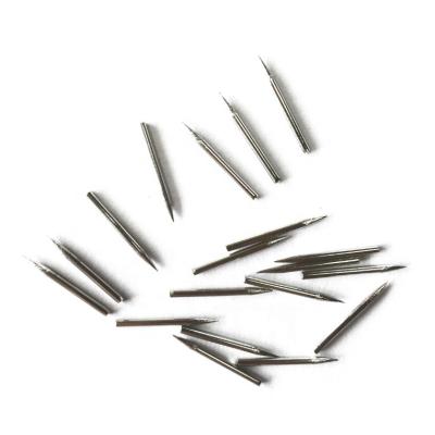 China 1.2x15mm Flat Stainless Steel Nickel Plated Headless Nails Metal Pin For Decoration for sale