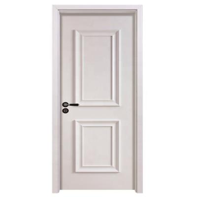 China Modern Brand New Design Exterior Front Door Painting Surface Wpc Wood Door for sale