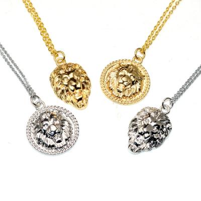 China 2021 Latest Dominant Master Lion Pendant Necklace Charming Men And Women Jewelry Master Lion Pendant for sale