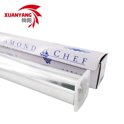 China Flexible Food 150m Length Size Free Sample Household Aluminum Foil Food Wrapping Roll for sale