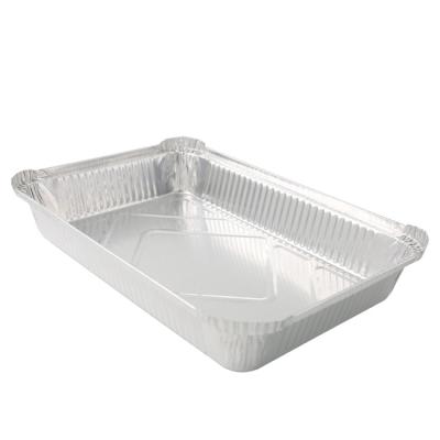 China Kitchen Use Environmental Friendly Aluminum Foil Container Aluminum Foil Box For Food Grade Serving Take Away for sale