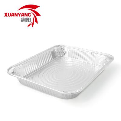 China 1/2 Shallow Rectangular Tabletop Steamer Pan Food Serving Rotisserie Cooking Pan for sale