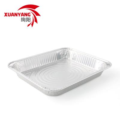 China Factory Hot Selling Shallow Cake Pan Baking Pan Half Size Tray Pan Tabletop Aluminum Foil Steamer for sale