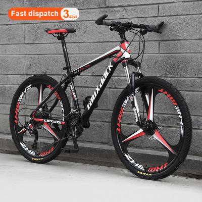 China High carbon steel 26 inch mountain bike all terrain variable speed steel mountain bike for sale