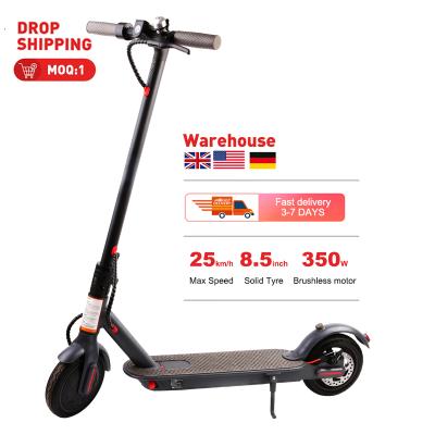 China Aluminum Alloy Frame EU UK Drop Shipping 8.5 Inch 350W Foldable Electric Kick Scooter China App Smart Scooters for sale