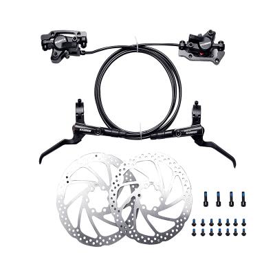 China Disc Brake New Design KAMROS Hydraulic Disc Brakes 2021 Set Universal Mountain Bike Bicycle Hydraulic Brakes Kit for sale