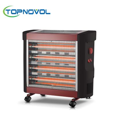 China New Type Fast Heating 2022 Quartz Heater With 6 Heating Elements In 2400W With Certification CE, CB for sale