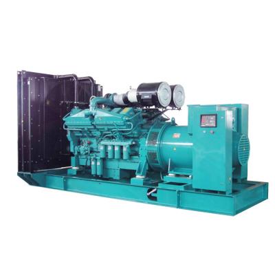 China Original USA diesel generator 1500kw power by Cummins QSK60-G3 main engine 1.5mw power genset price JTC-1875GF for sale