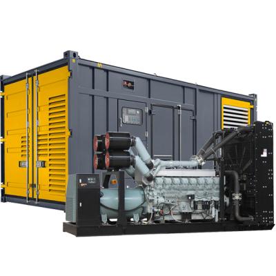 China 1750kva 1400kw 50hz 60hz Mitsubishi S16R-PTA-C Power Plant Industrial Soundproof Silent Diesel Generator Price JTSM-1750GF for sale