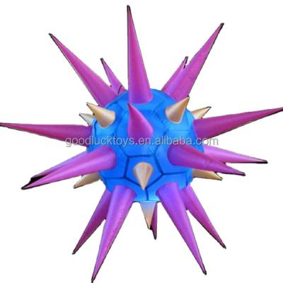 China Party Lure Lighting Giant Decoration Air Star With Light , Inflatable Hanging Led Light Stars for sale