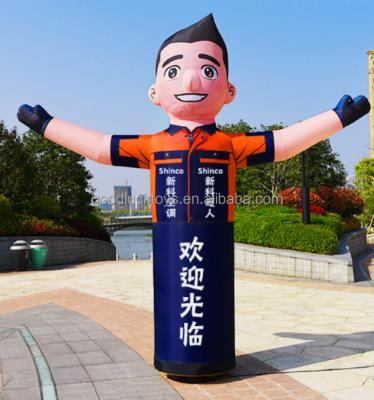 China PVC 50D Nylon Tube PVC 50D Promotion Inflatables Gas Station Sky Dancer Funny Custom Dance Leader for sale