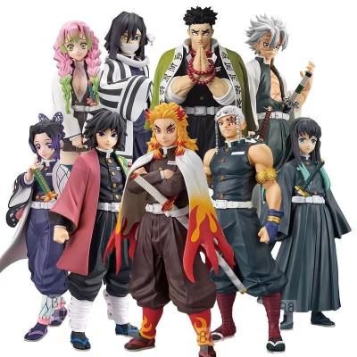 China Comic Toy Amazon Hot Sale Kimetsu no Yaiba Anime Characters Demon Slayer PVC Action Numbers Model Toy Kamado Nezuko Kamado Tanjirou for sale