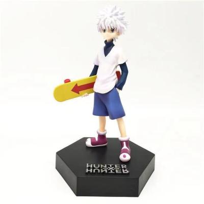 China Hunter X Hunter Killua Zoldyck Action Figure PVC Collectible Model Toy Hot Sale Japanese Cartoon Anime for sale