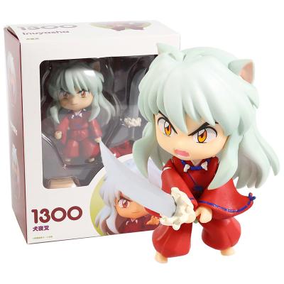 China Cartoon Toy Hot Selling Japanese Anime Inuyasha Yasha #1300 Anime Action Numbers Collection Doll PVC Toys for sale