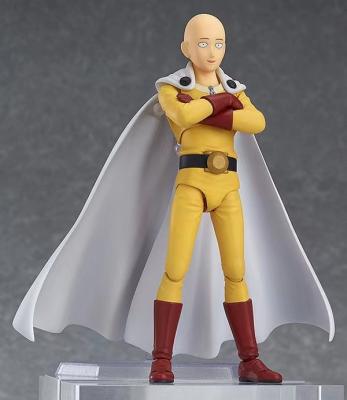 China Cartoon Toy Japanese Anime PUNCH MAN Moving Head Saitama ONE Action Double Numbers for sale