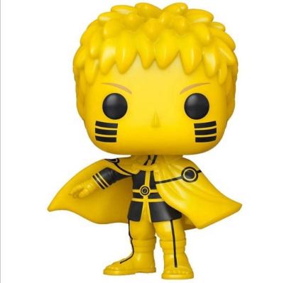 China MODEL MODEL TOY Uzumaki FUNKO POP Hokage 724# Edition Vinyl Figure Doll Action Figure Toys Yellow Limited for sale