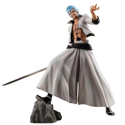 China Cartoon Toy Anime Bleach Grimmjow Jeagerjaques The Sixth Blade Of The Model Toy Bleach Anime Ten Blade PVC Action Figure Statue for sale