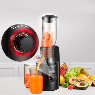 China 1 juicer can be used for 3 purposes AMZCHEF Masticating automatic orange dispenser commercial cold press orange juicer squeezer cordless slow juicer for sale