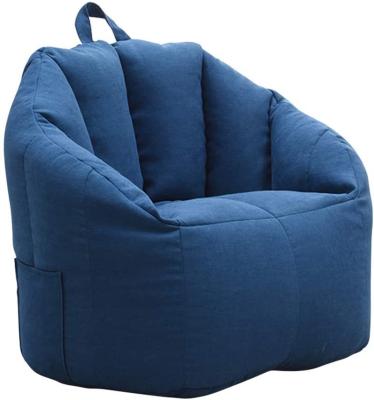 China New pumpkin design living room armchair sofa chair furniture polyester smartmax fabric reclining bean bag for sale