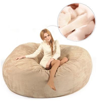 China (Size) Bean Bag Chair Giant Furniture Adjustable Large Bean Bag Sofa With Micro Soft Fiber Cover for sale