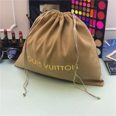 China 9*7cm Eco-friendly Custom Jewelry Pouches Velvet Cloth Small Storage Packaging Bag Velvet Drawstring Bag for sale