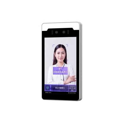 China Indoors (No Sunlight and Wind Interference 8 Inch Face Recognition WIFI 4G Camera Door Access Control Non-contact System for sale