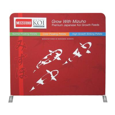 China Indoor Outdoor Advertising Display Step and Repeat Banner Pop Up Backdrop Pop Up Display Stand Banners with Logo and Stand for sale