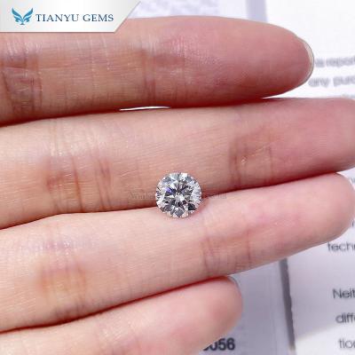 China Color Change Tianyu Gems CVD 1CT AROUND ISI2 Lab Diamonds IGI Certificate Lab Cut Diamonds for sale