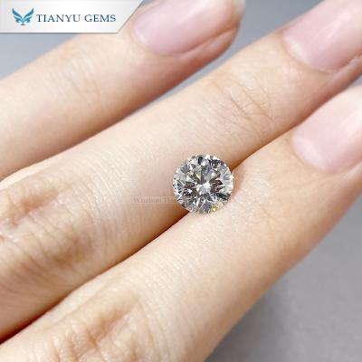 China Tianyu Environmental Friendly Gems 1.19ct F SI2 Lab Grown Diamond CVD For Women Engagement Ring Private Custom for sale