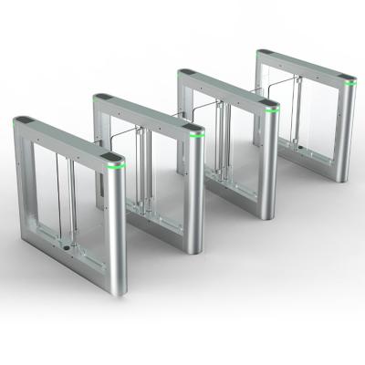 China Anti Collision Access Control Turnstile Swing Gate With Card Reader for sale