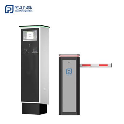 China Multilingual Smart Parking Solution QR Code And NFC Parking Ticket Kiosk for sale