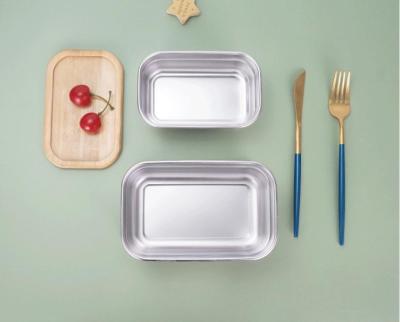 China Best Viable Wholesale Stainless Steel Wooden Bento Food Storage Container Lid 304 Lunch Box Convenient Set for sale