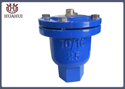 Chine Fer malléable de couleur bleue de valve de libération d'air de connexion de vis avec de la bille d'acier inoxydable à vendre