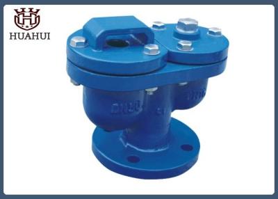 China Blue Color Safety Air Relief Valve , Double Orifice Valve Epoxy Painting for sale