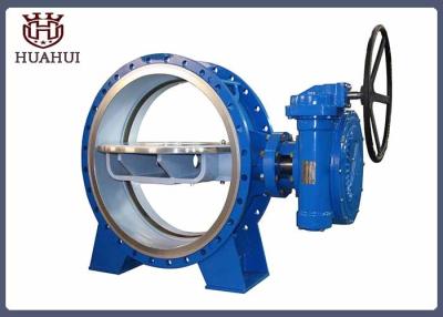 China Flanged Double Concentric Butterfly Valve 64 Inch For Sewage Treatment for sale