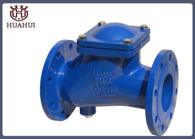 China Gearbox Brass Ball Check Valve DIN Standard , Flange Type Check Valve For Sewage for sale