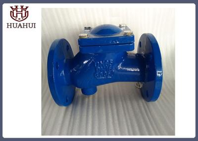 China DIN3202  best sell ductile iron ball check valve with EPDM ball  DN50-DN400 with Sewage outlet with competitive price for sale