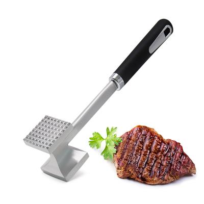 China Favorable Aluminum Alloy Beef Steak Press Steak Press Price Loose Meat Tenderizer Hammer for sale