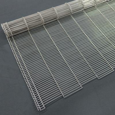 China Food Grade Chocolate Enrobing Ss Wire Mesh Conveyor Belt  Ladder Type for sale